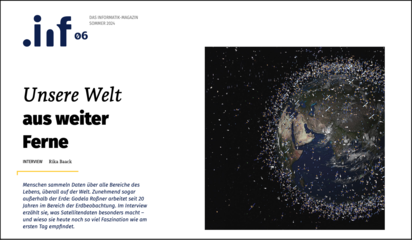 Screenshot der Onlineausgabe der INF06
